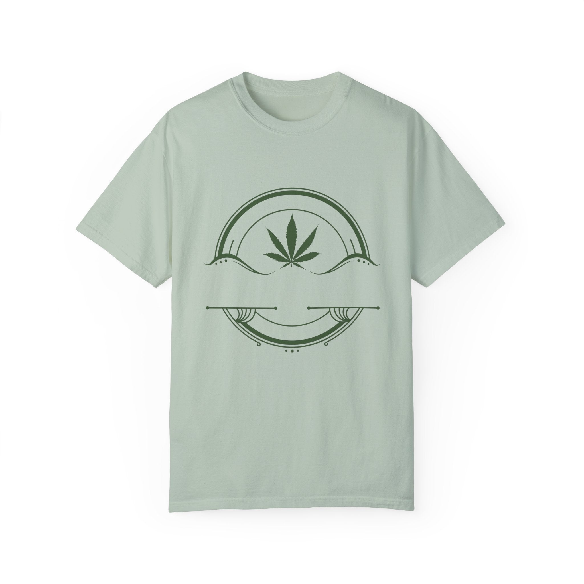 Leafy Vibes Garment-Dyed Tee - Blissful Haven Outlet