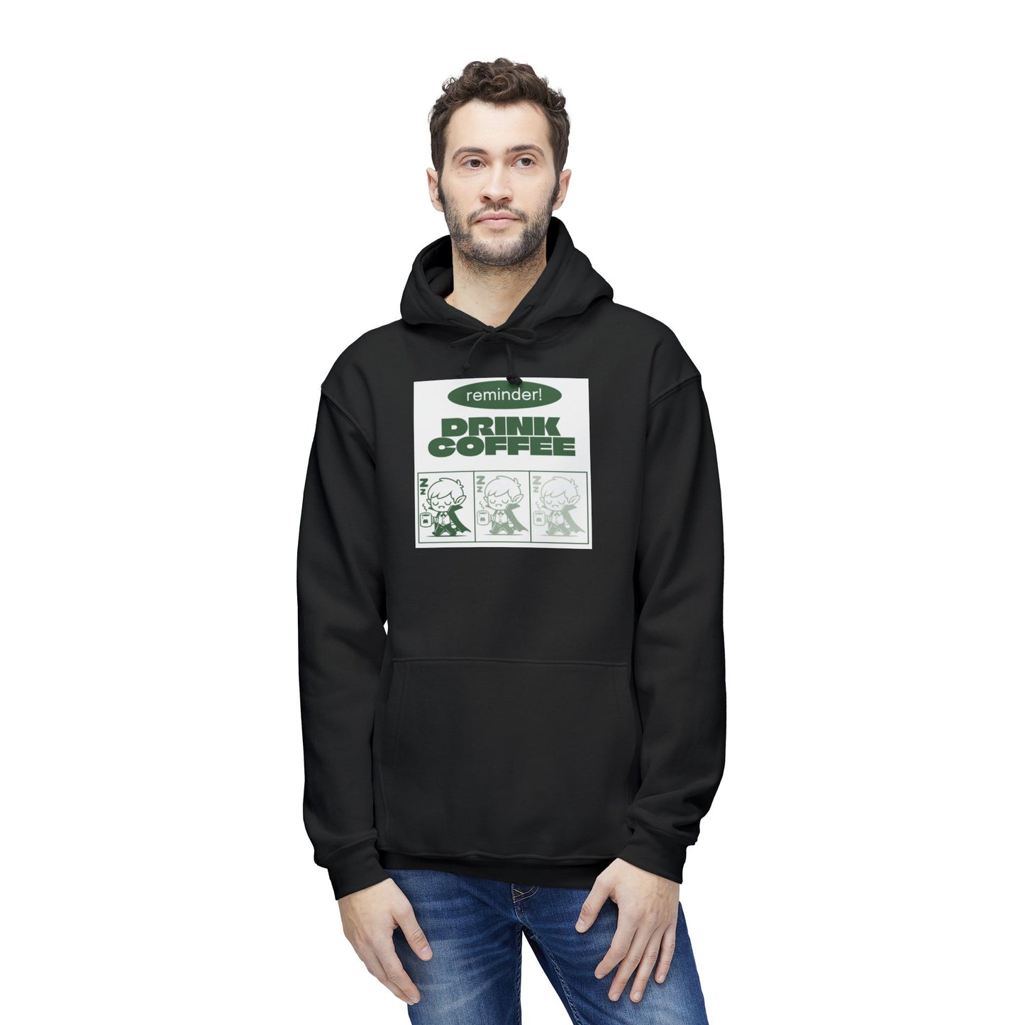 Fang-tastic Coffee Hoodie - Blissful Haven Outlet