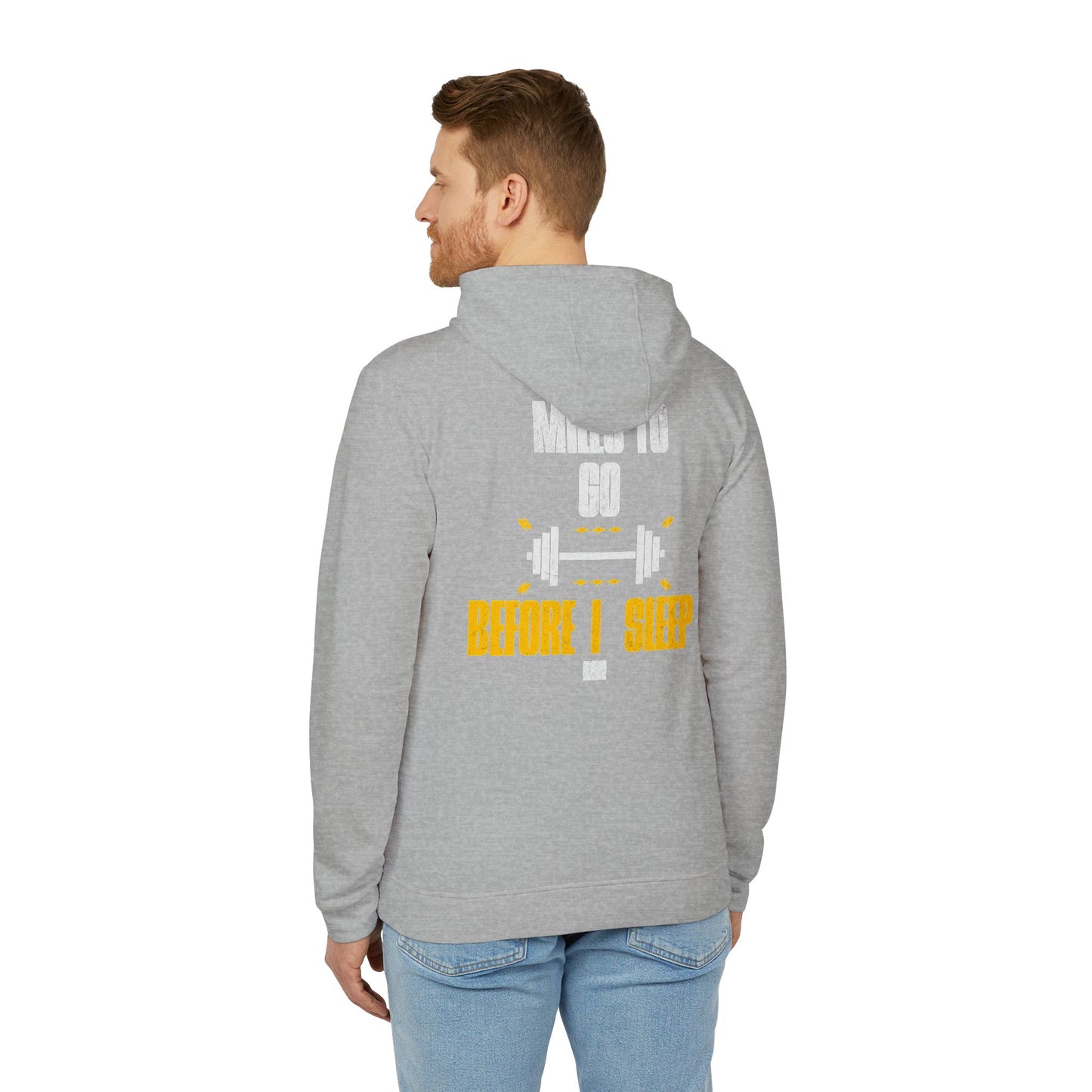 Miles to Go Adidas Unisex Fleece Hoodie