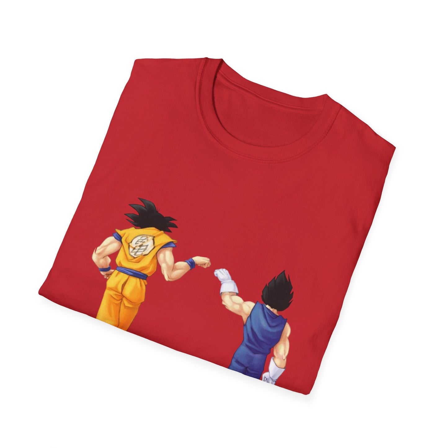 Unisex Softstyle T-Shirt: Legendary Saiyan Duo - Blissful Haven Outlet