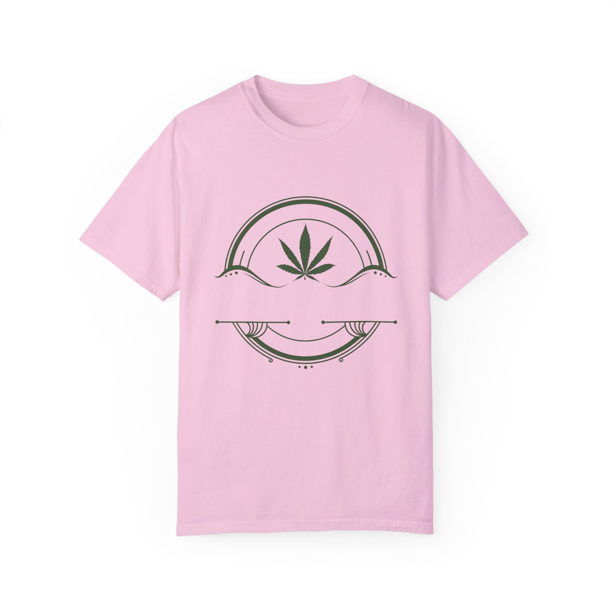 Leafy Vibes Garment-Dyed Tee - Blissful Haven Outlet