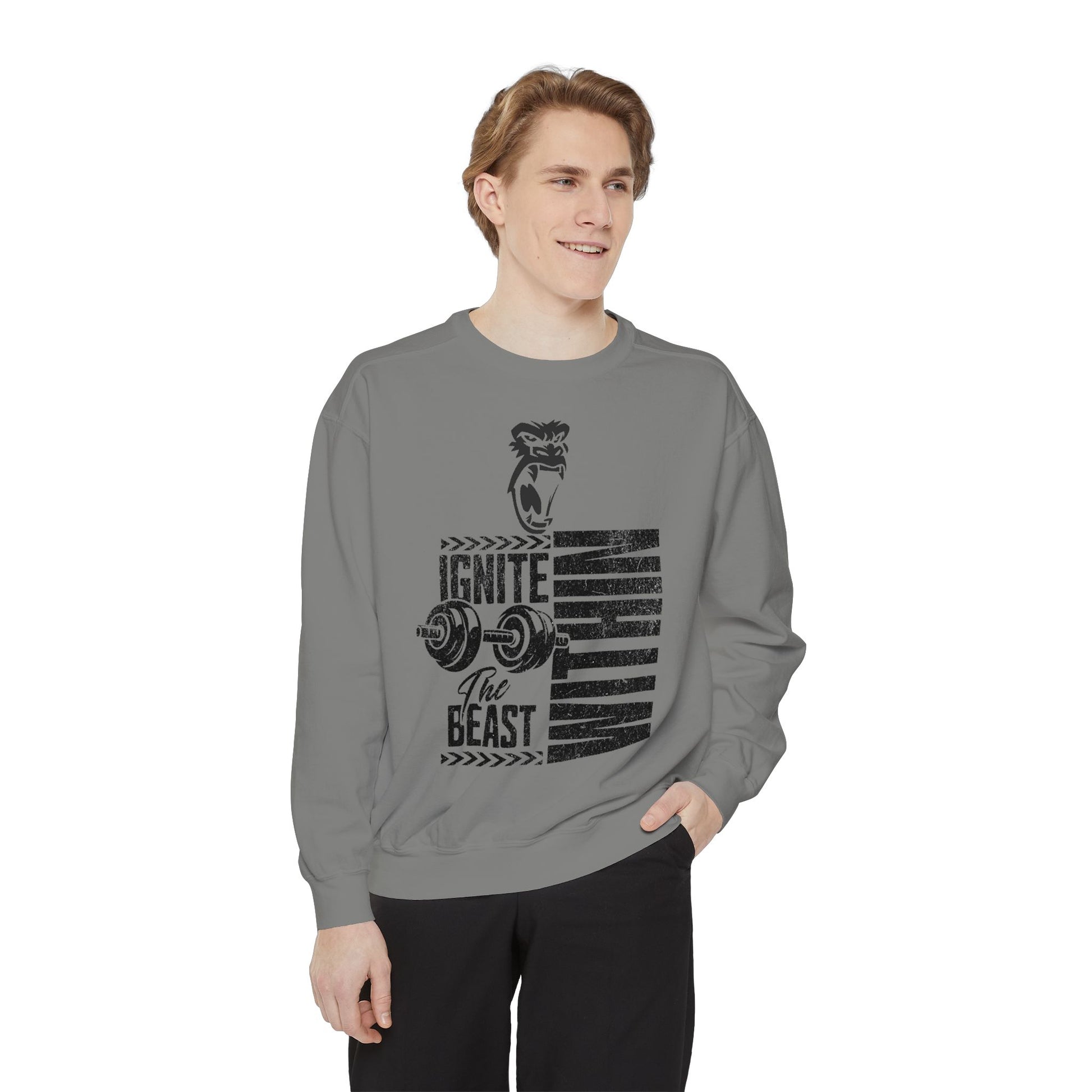 Inner Fire Fleece Unisex Sweatshirt - Blissful Haven Outlet