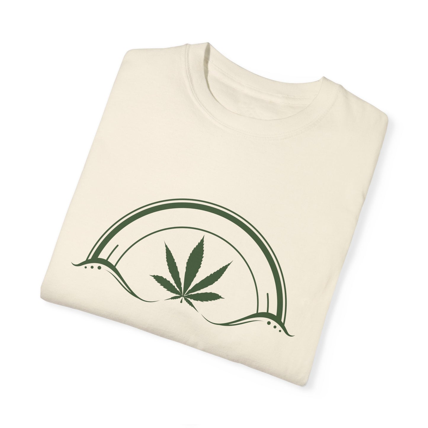 Leafy Vibes Garment-Dyed Tee - Blissful Haven Outlet