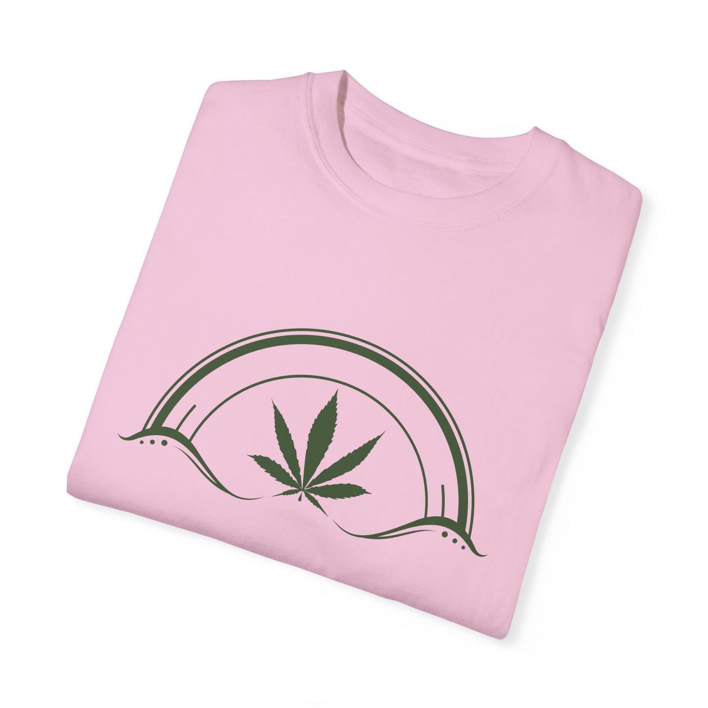 Leafy Vibes Garment-Dyed Tee - Blissful Haven Outlet