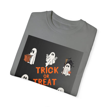 Ghostly Trick-or-Treat Unisex Tee - Blissful Haven Outlet