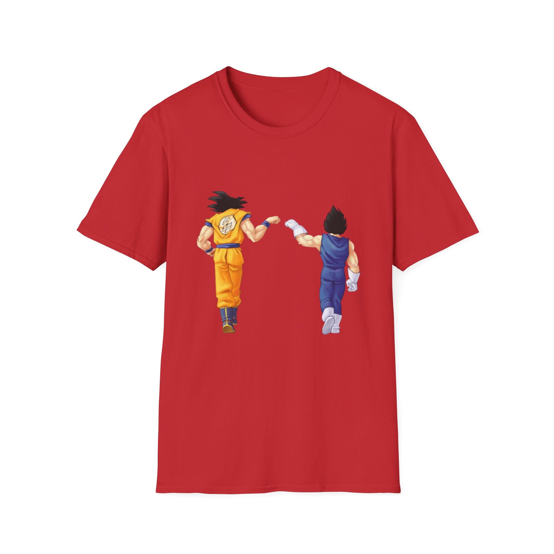 Unisex Softstyle T-Shirt: Legendary Saiyan Duo - Blissful Haven Outlet