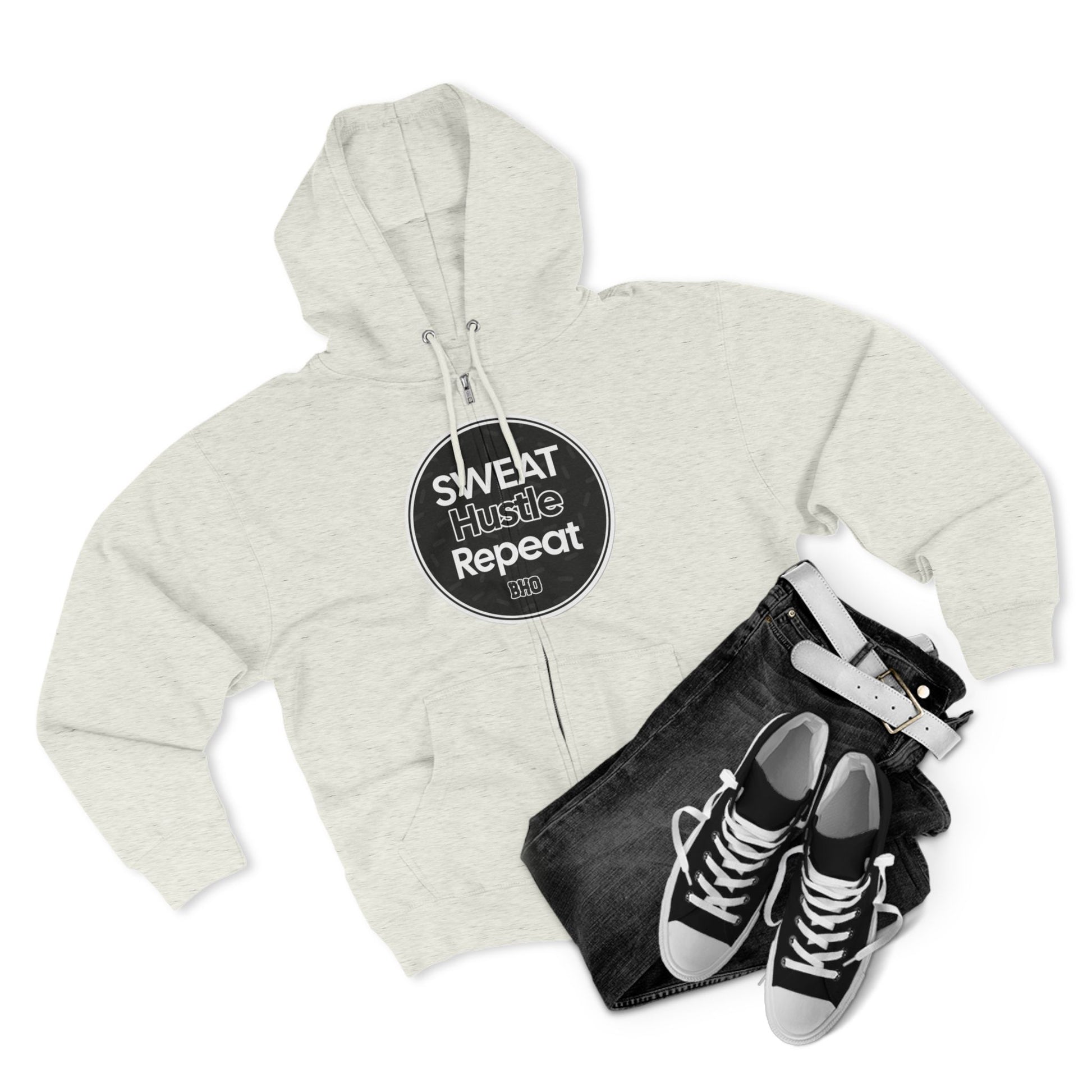 Hustle Mode Unisex Hoodie - Blissful Haven Outlet