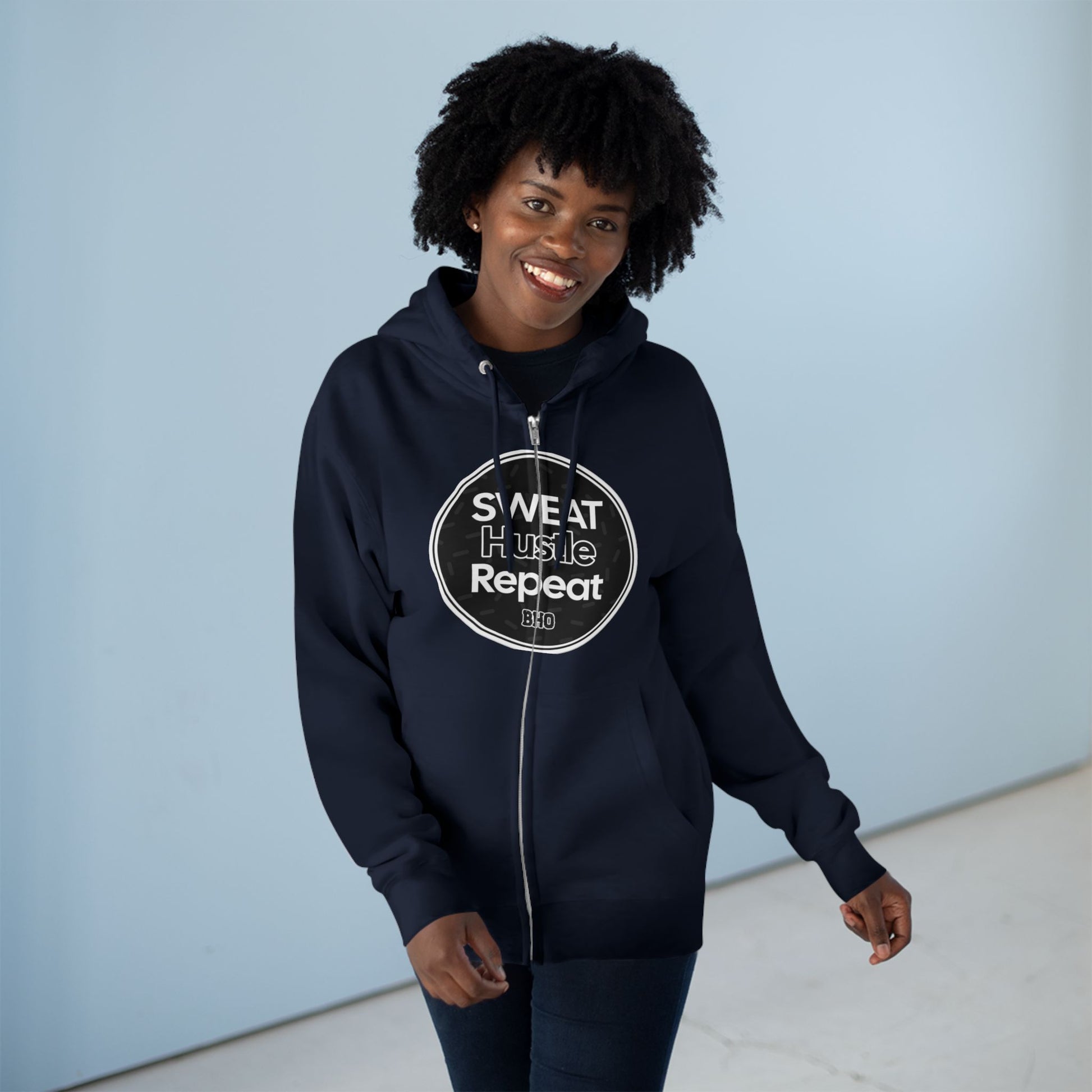 Hustle Mode Unisex Hoodie - Blissful Haven Outlet