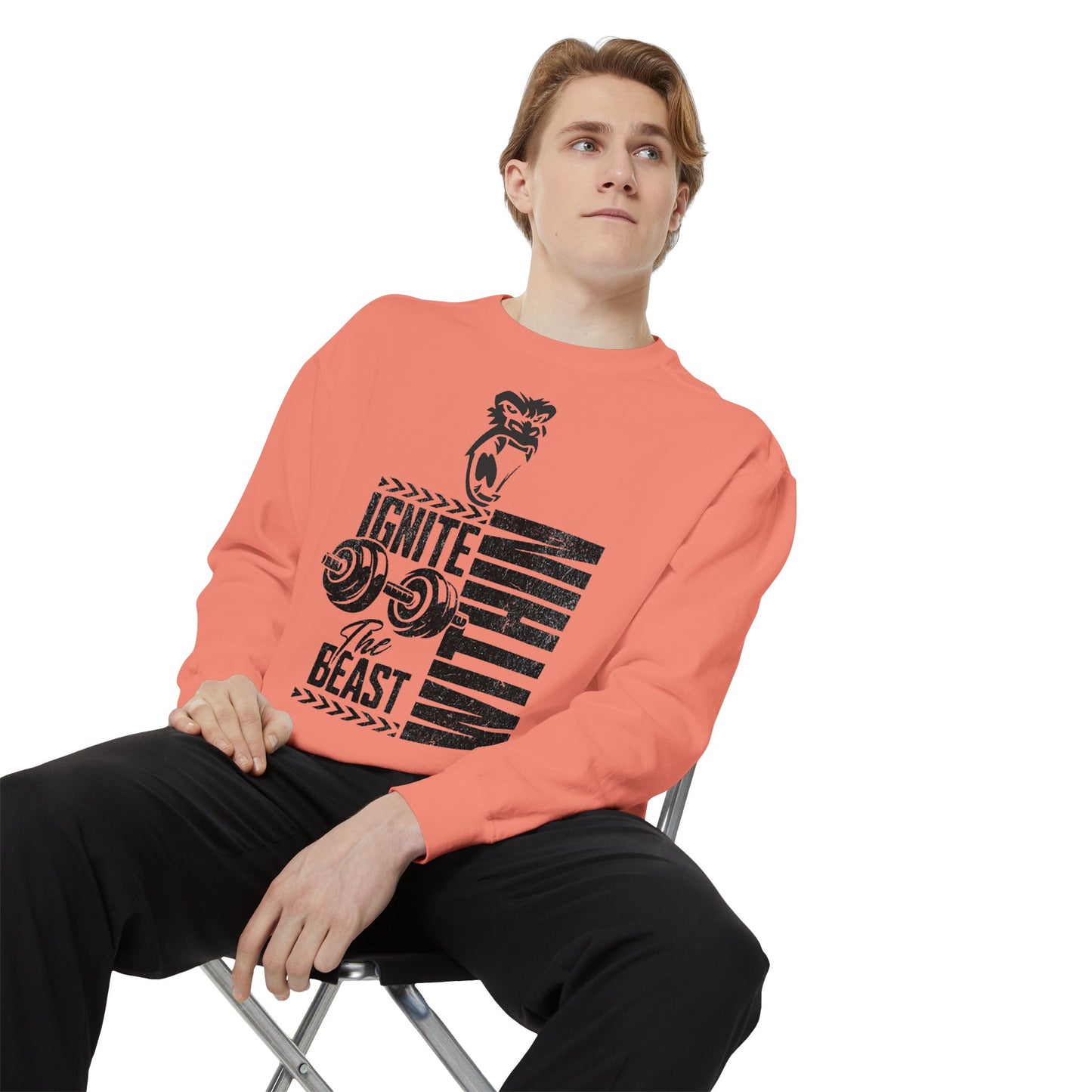 Inner Fire Fleece Unisex Sweatshirt - Blissful Haven Outlet