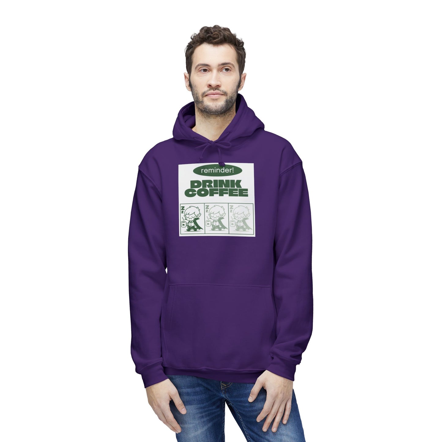 Fang-tastic Coffee Hoodie - Blissful Haven Outlet