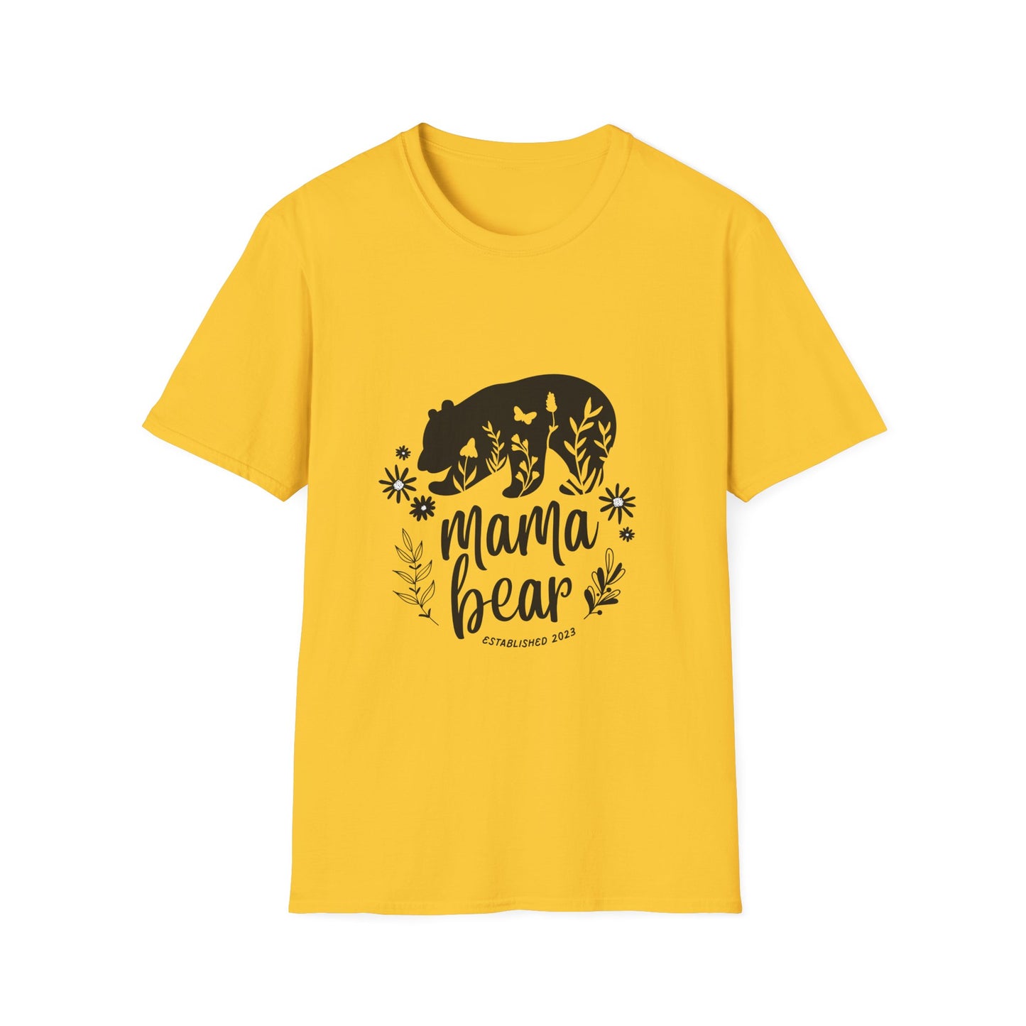 Mama Bear Design Soft-Style T-Shirt - Blissful Haven Outlet