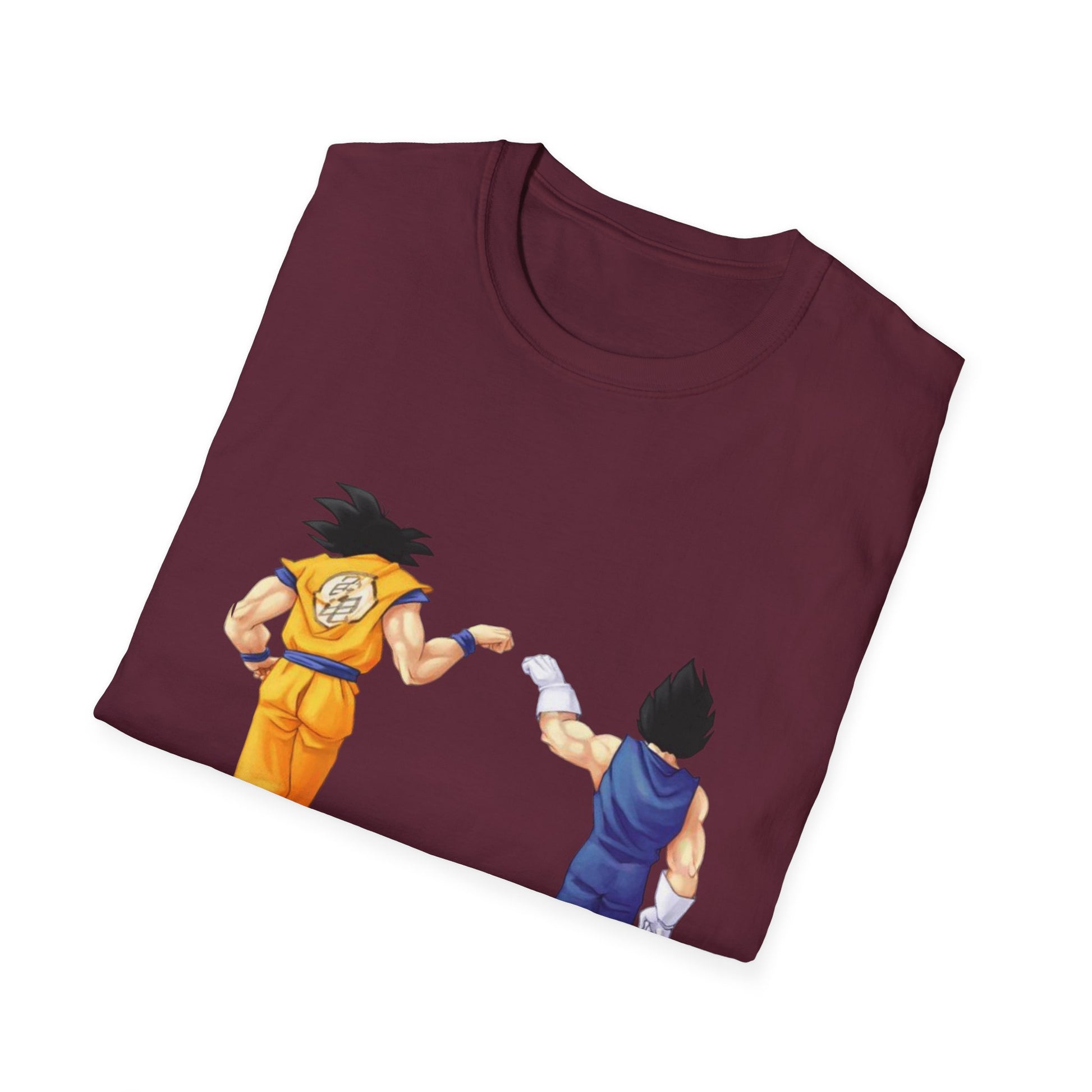 Unisex Softstyle T-Shirt: Legendary Saiyan Duo - Blissful Haven Outlet