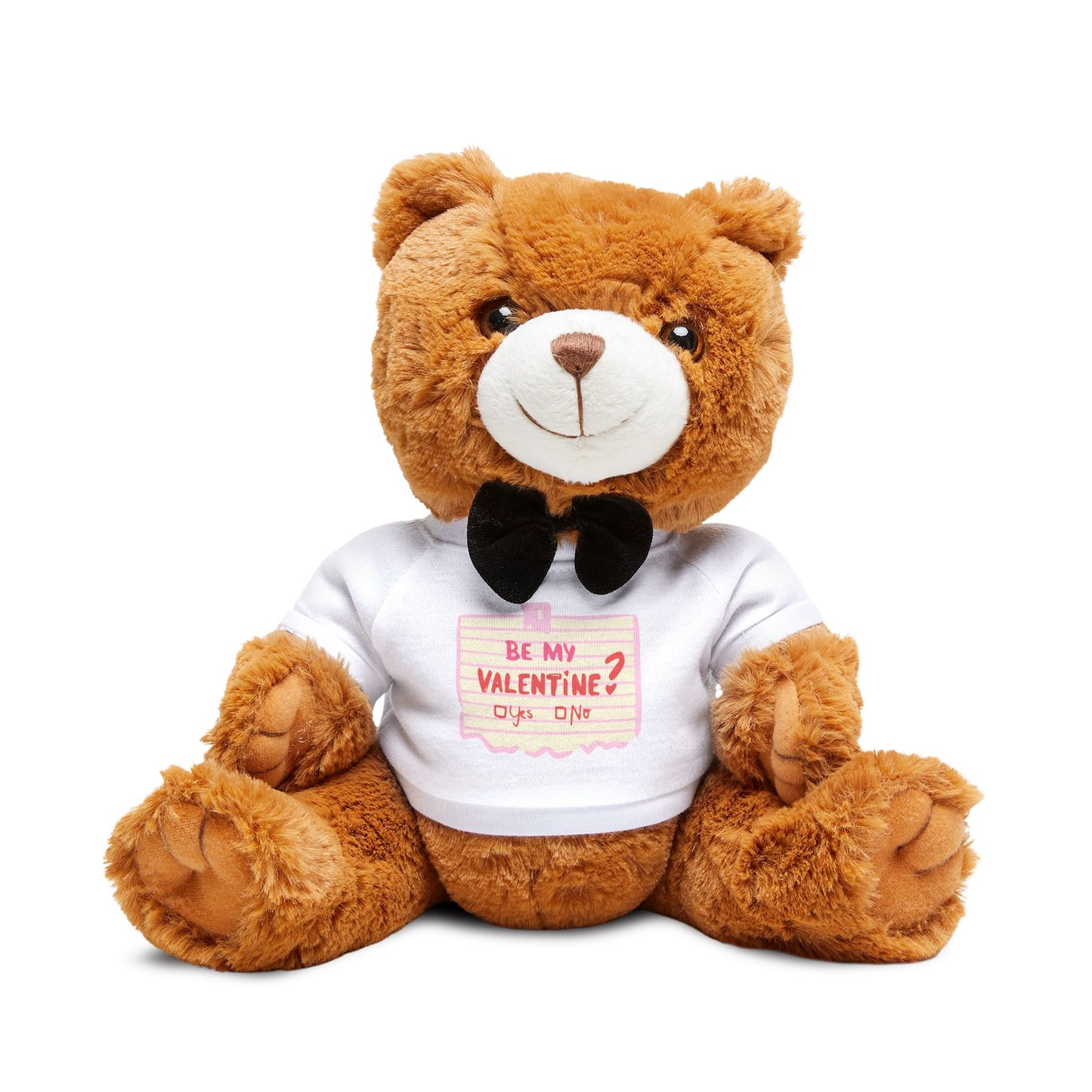 Be My Valentine: Teddy Bear in a Love-Filled Tee