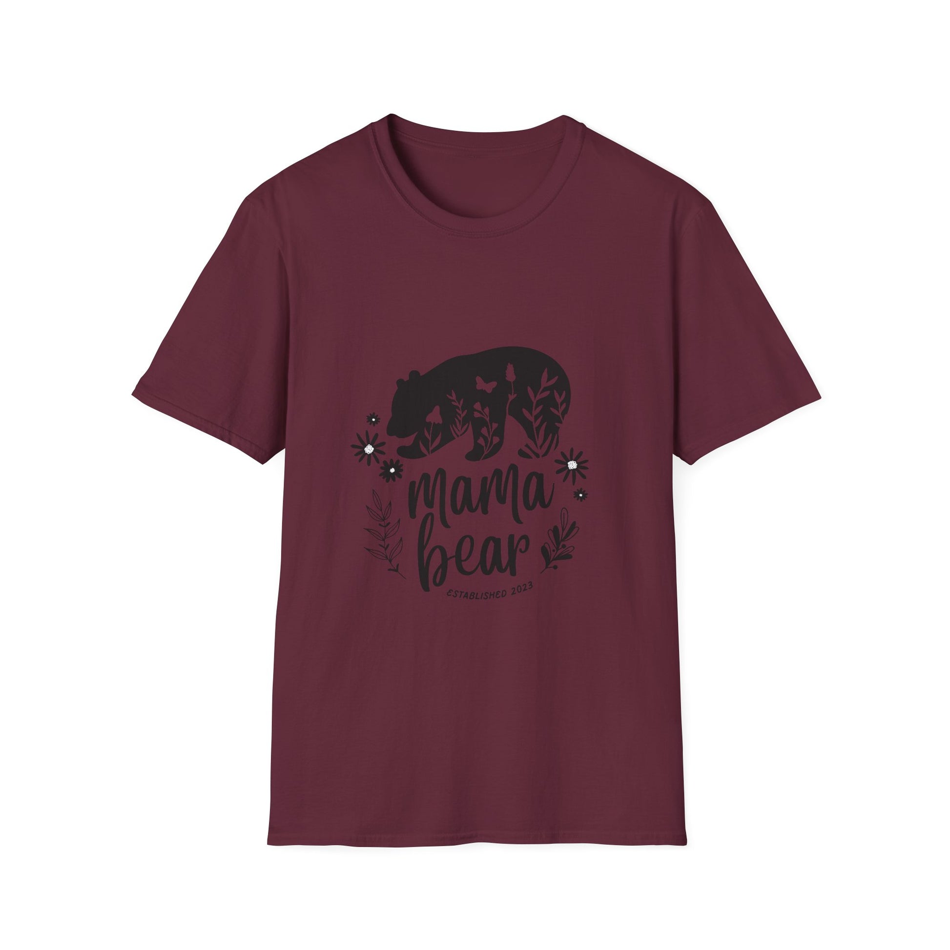 Mama Bear Design Soft-Style T-Shirt - Blissful Haven Outlet