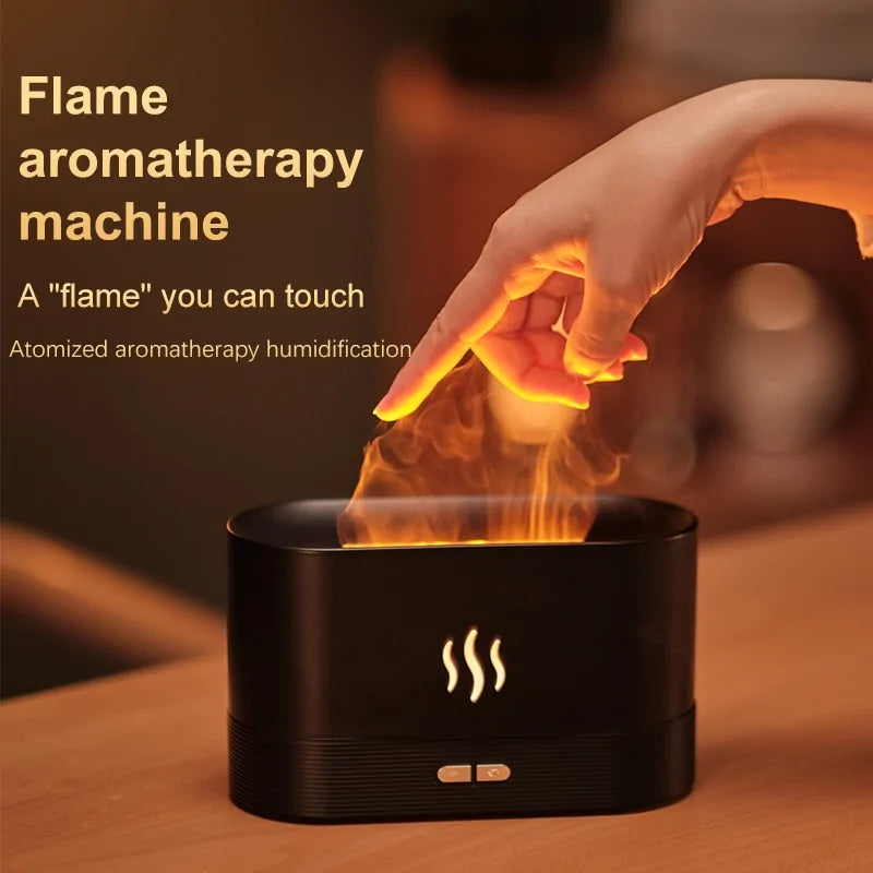 Flame Fire Humidifier Aromatherapy Diffuser