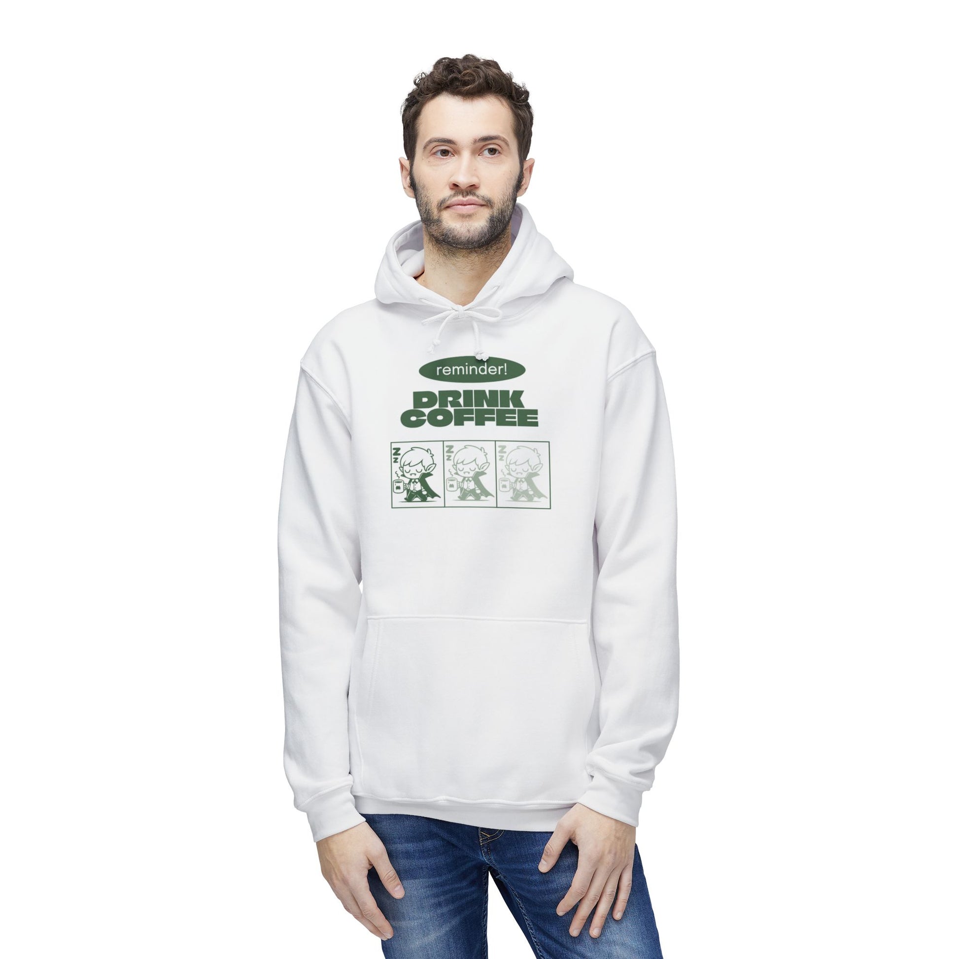 Fang-tastic Coffee Hoodie - Blissful Haven Outlet