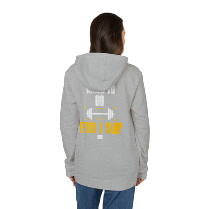 Miles to Go Adidas Unisex Fleece Hoodie