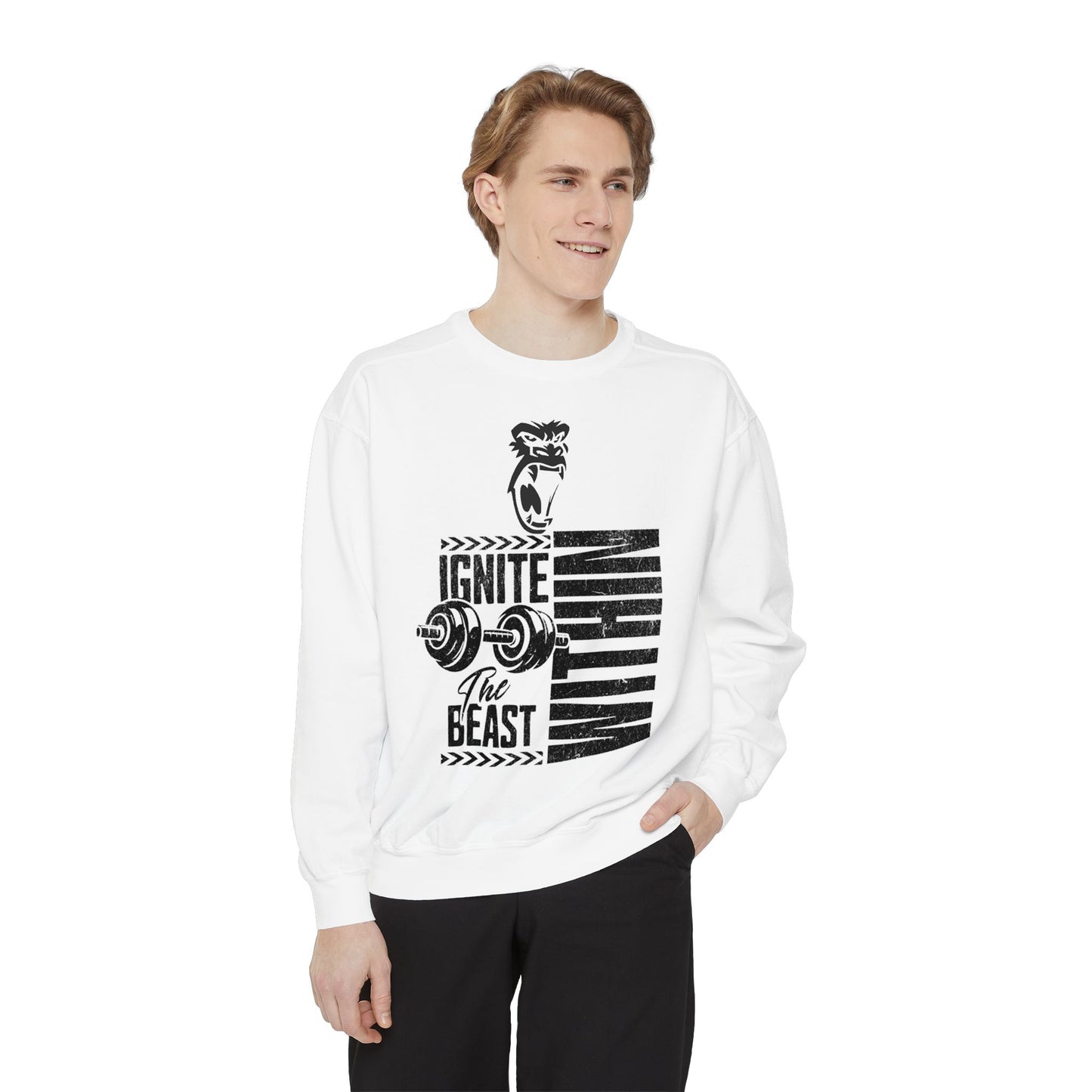 Inner Fire Fleece Unisex Sweatshirt - Blissful Haven Outlet