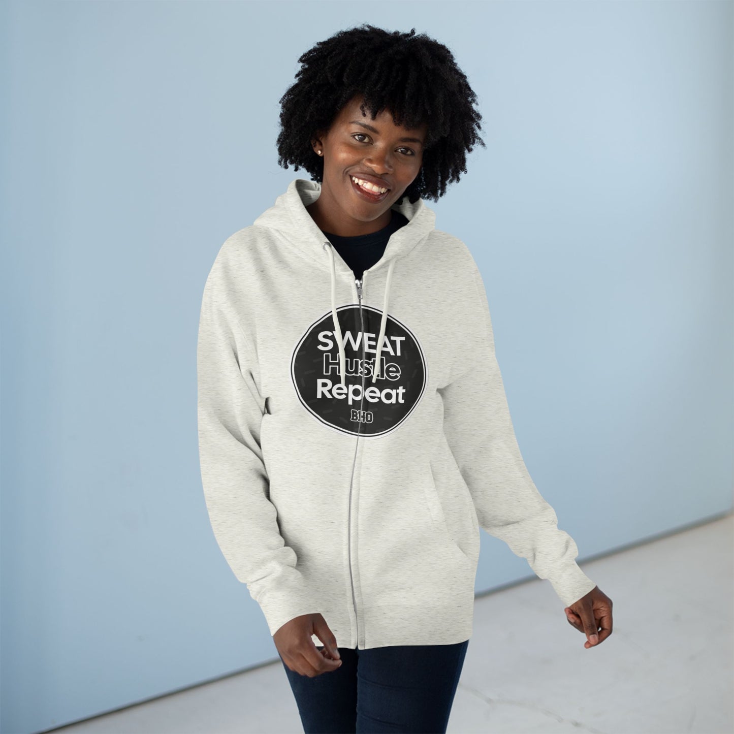 Hustle Mode Unisex Hoodie - Blissful Haven Outlet