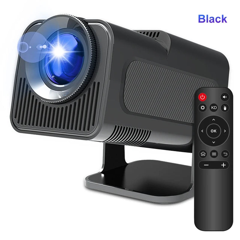 4K Android 11 Projector FHD Native 1920*1080P 390ANSI Wifi 6 BT5.0 Outdoor Portable Cinema Projector Upgrated HY300