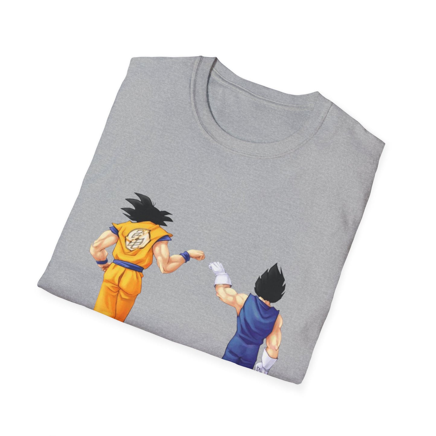 Unisex Softstyle T-Shirt: Legendary Saiyan Duo - Blissful Haven Outlet