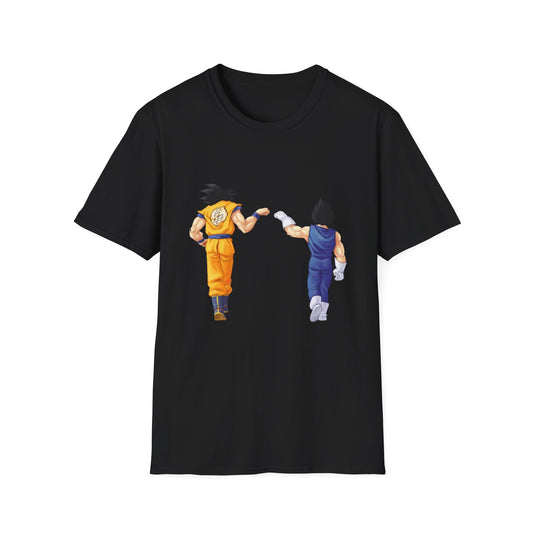 Unisex Softstyle T-Shirt: Legendary Saiyan Duo