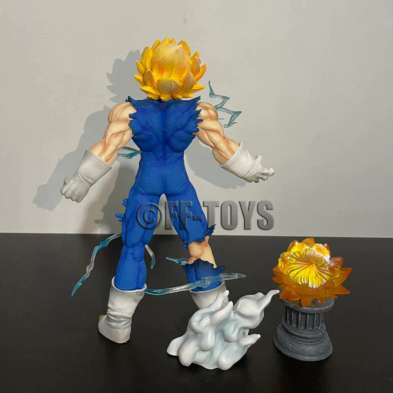 Anime Dragon Ball Z GK Vegeta Figure Self-Destruct Majin Vegeta Figurine 27CM PVC Action Figures Collection Model Toys Gifts