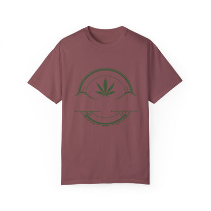 Leafy Vibes Garment-Dyed Tee - Blissful Haven Outlet