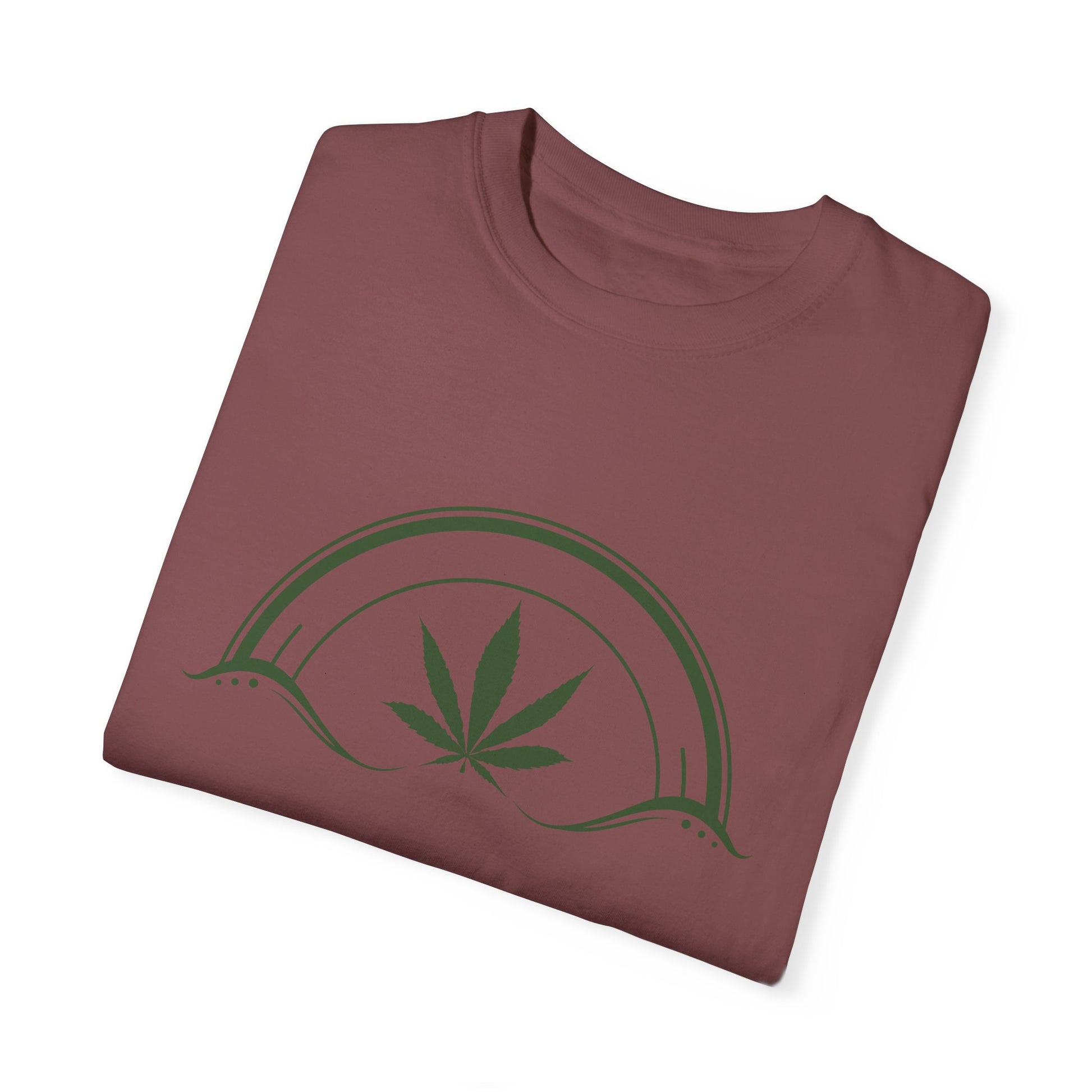 Leafy Vibes Garment-Dyed Tee - Blissful Haven Outlet