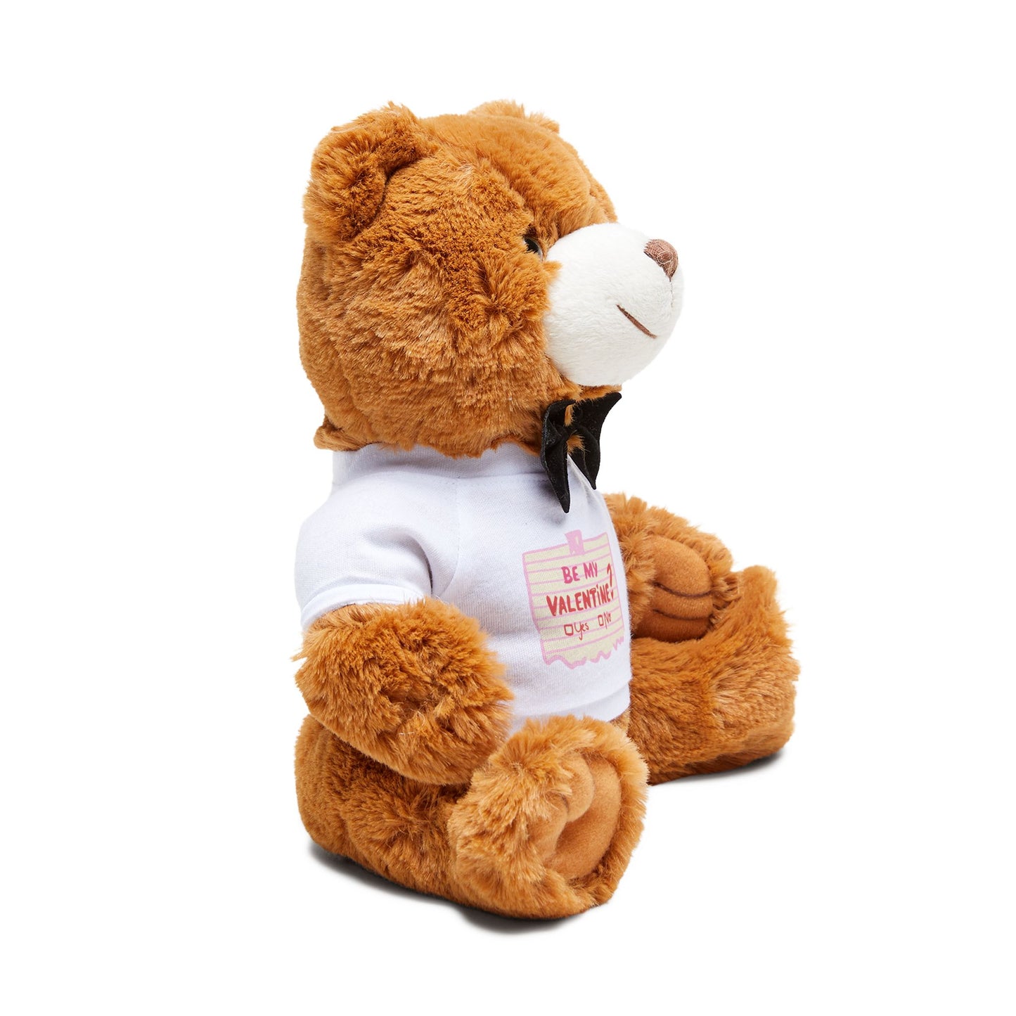 Be My Valentine: Teddy Bear in a Love-Filled Tee