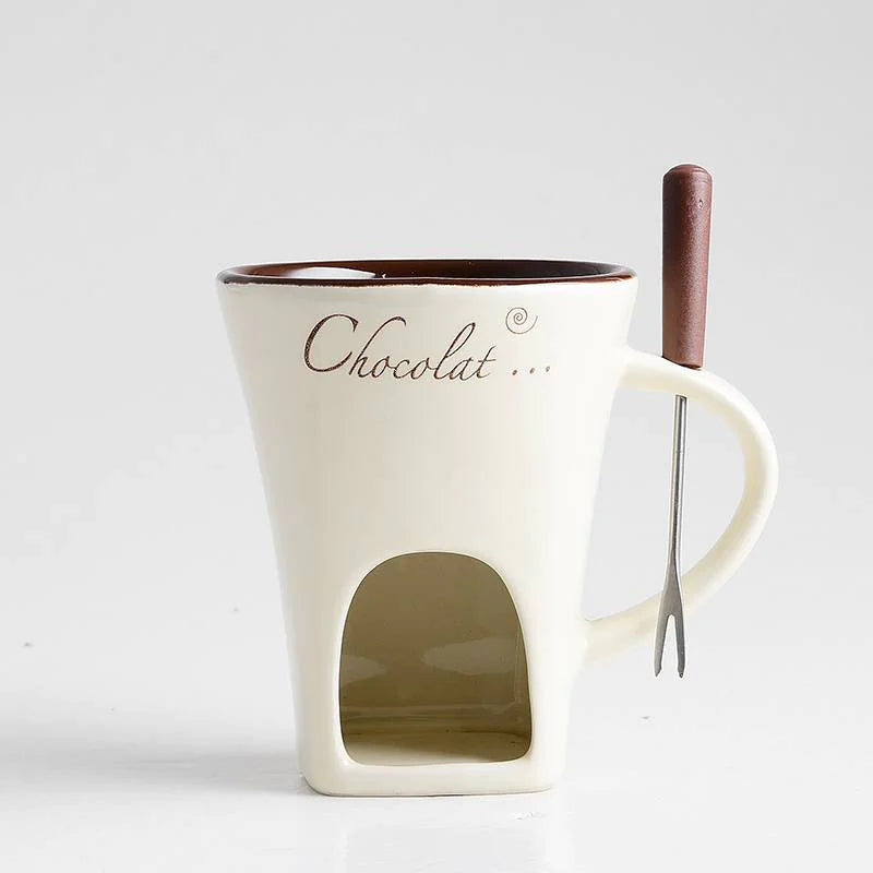 Choco Melt Ceramic Fondue Mug - Blissful Haven Outlet