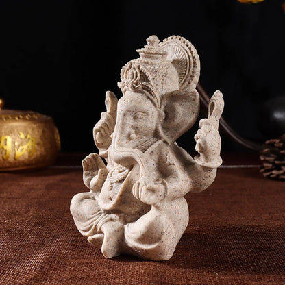 Sandstone Ganesha Sculpture