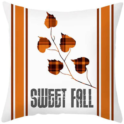 Maple Leaf Pumpkin Pillowcase