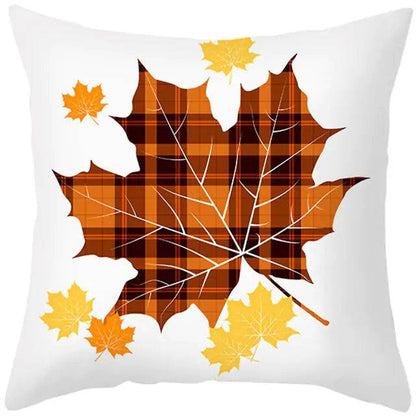 Maple Leaf Pumpkin Pillowcase