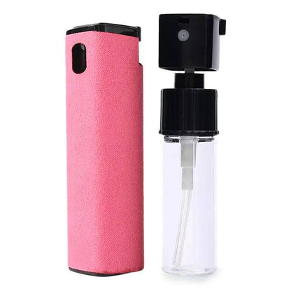 2in1 Microfiber Screen Cleaner Spray Bottle Set