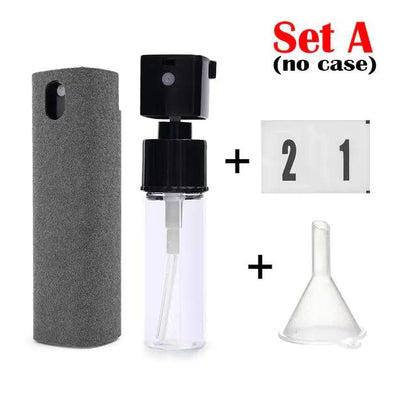 2in1 Microfiber Screen Cleaner Spray Bottle Set