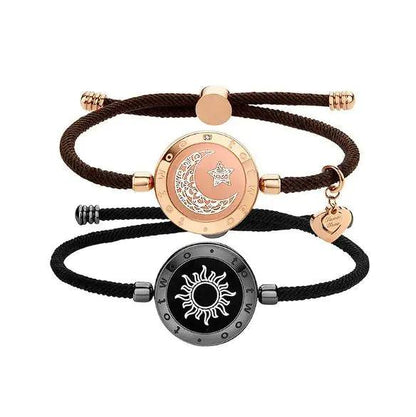 Sun-Moon Smart Sensing Couple Bracelet