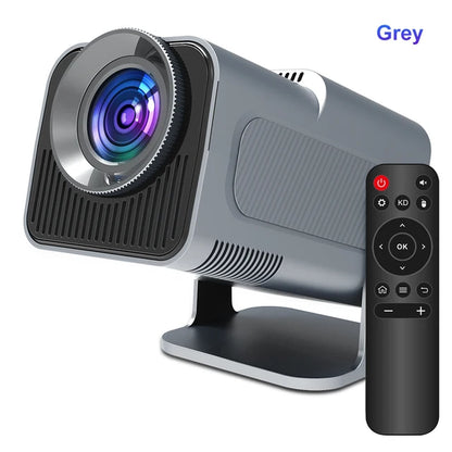 4K Android 11 Projector FHD Native 1920*1080P 390ANSI Wifi 6 BT5.0 Outdoor Portable Cinema Projector Upgrated HY300