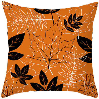 Maple Leaf Pumpkin Pillowcase