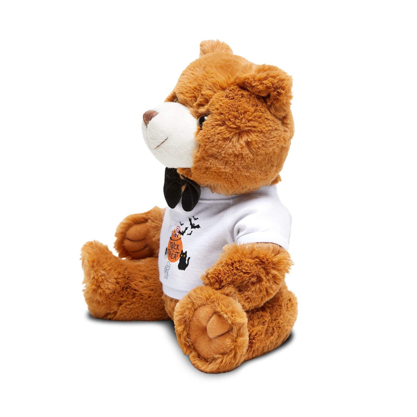 Trick or Treat: Teddy Bear in a Halloween T-Shirt