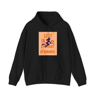 Lost in the Symphony of Romance Heavy Hooded Sweatshirt