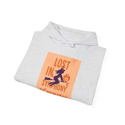 Lost in the Symphony of Romance Heavy Hooded Sweatshirt