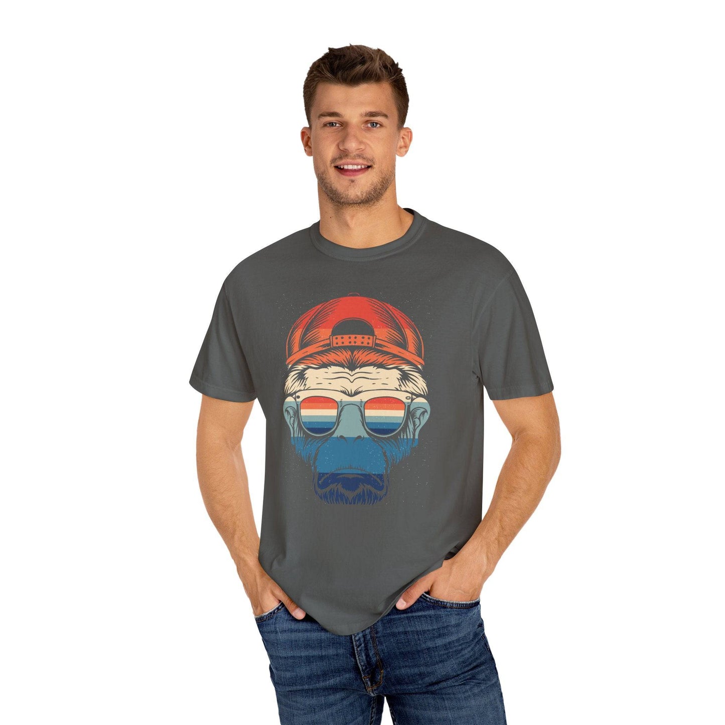 Monkey Retro Dye Unisex Shirt