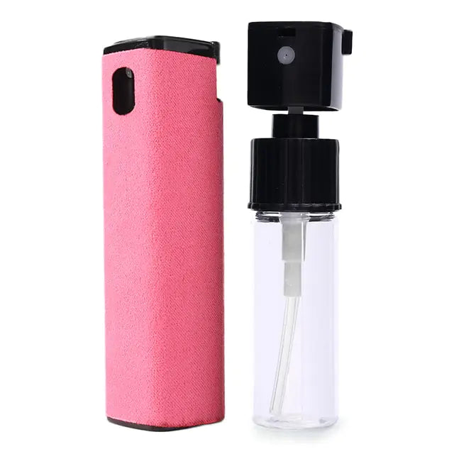 2in1 Microfiber Screen Cleaner Spray Bottle Set